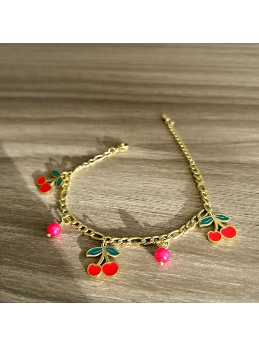 Cherry Bracelet Q892 - Picture 5 of 6